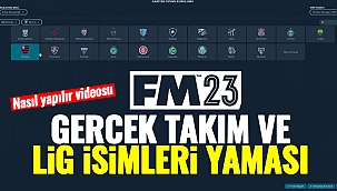 Football Manager 2023 (FM 23) takım ve lig isimlerini düzeltme yaması