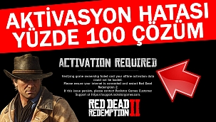 [%100 ÇÖZÜM] Red Dead Redemption 2 aktivasyon hatası nasıl çözülür?